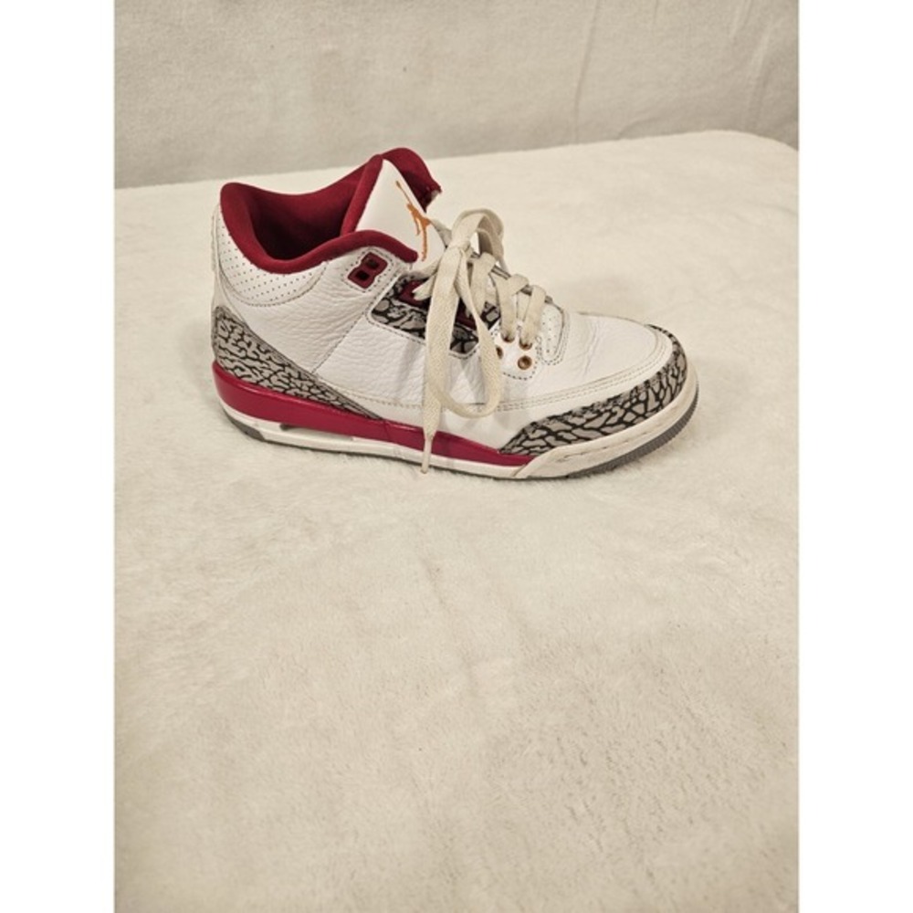 Nike Air‎ Jordan 3 Retro Cardinal Red Curry GS Size 5Y Womens 6.5 K072